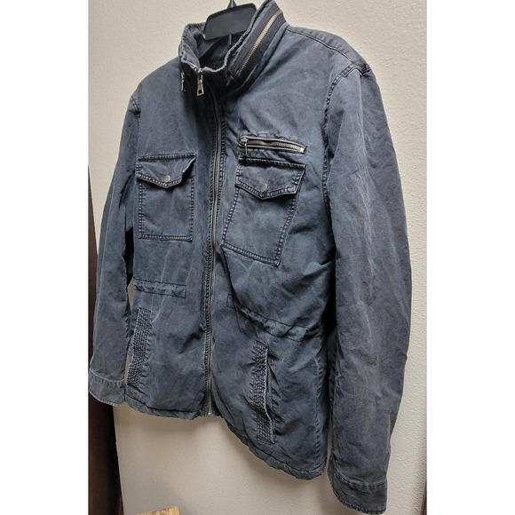 GUESS Sherpa-lined Trucker Bomber Jacket - Picture 3 of 8